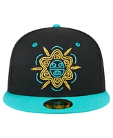 New Era Men's Black Buffalo Bisons Copa de la Diversion 59FIFTY Fitted Hat