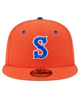 New Era Men's Orange Syracuse Mets Authentic Collection 59FIFTY Fitted Hat