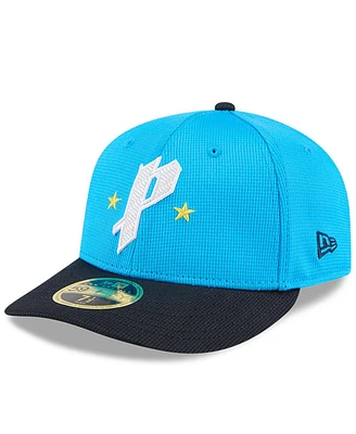 New Era Men's Neptune Blue/Navy Philadelphia Phillies City Connect Batting Practice Low Profile 59FIFTY Fitted Hat