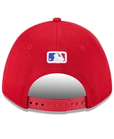 New Era Men's Red Atlanta Braves City Connect Batting Practice 9FORTY M-Crown Adjustable Hat