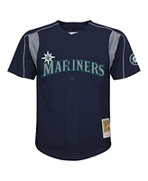 Mitchell & Ness Preschool Felix Hernandez Navy Seattle Mariners Cooperstown Collection Batting Practice Jersey