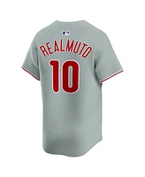 Nike Men's J.t. Realmuto Gray Philadelphia Phillies Road Limited Player Jersey