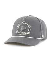 '47 Brand Men's Charcoal Chicago Blackhawks Canyon Ranchero Hitch Adjustable Hat