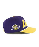 '47 Brand Men's Purple/Gold Los Angeles Lakers Dropshadow Rope Hitch Adjustable Hat