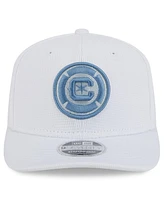 New Era Men's White Chicago Fire 2025 Jersey Hook 9SEVENTY Stretch-Snap Hat