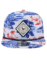 New Era Men's White Houston Texans Adventure Golfer Snapback Hat