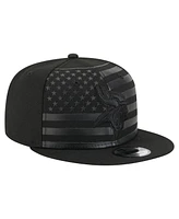 New Era Men's Black Minnesota Vikings Independent 9FIFTY Snapback Hat