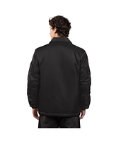 Starter Men's Black New York Mets Full-Snap Coaches Jacket