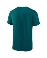 Logo Athletic Men's Midnight Green Philadelphia Eagles Best Dad T-Shirt