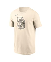 Nike Men's Cream San Diego Padres Camo Logo T-Shirt