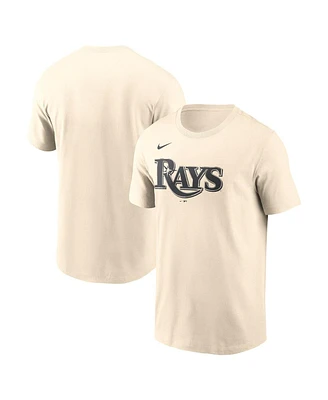 Nike Men's Cream Tampa Bay Rays Camo Logo T-Shirt