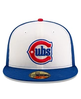 New Era Men's White/Royal Chicago Cubs Alternate Authentic Collection On-Field 59FIFTY Fitted Hat