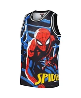 Lids Big Boys and Girls Black Spider-Man Print Mesh Fashion Jersey