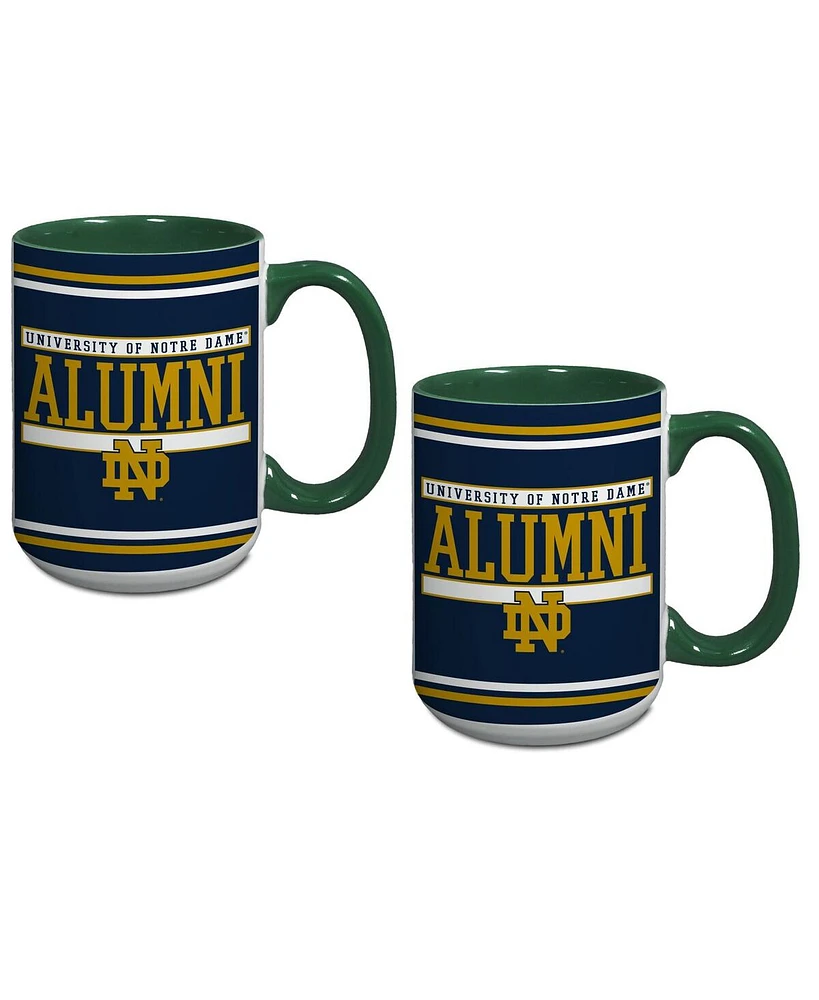 Indigo Falls Notre Dame Fighting Irish Two-Pack Alumni Mug Set