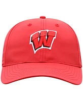 Top of the World Men's Red Wisconsin Badgers Victory Trainer Adjustable Hat