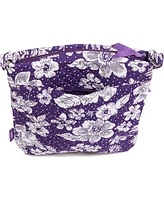 Vera Bradley Tcu Horned Frogs Rain Garden Triple-Zip Hipster Crossbody Bag