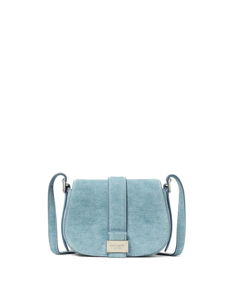 Kate Spade New York Nouveau Denim Mini Saddle Bag