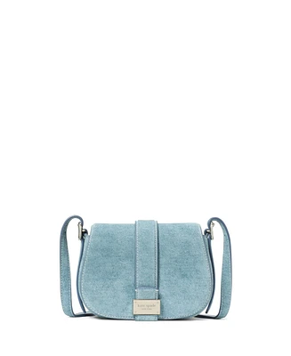 Kate Spade New York Nouveau Denim Mini Saddle Bag