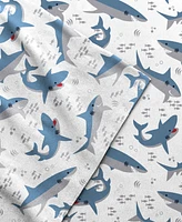 Dream Factory Sharks -Pc. Sheet Set