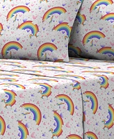 Dream Factory Unicorn Rainbow -Pc. Sheet Set
