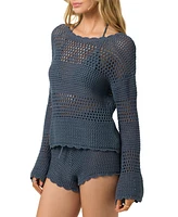 O'Neill Juniors Consuelo Crochet Pull-On Shorts