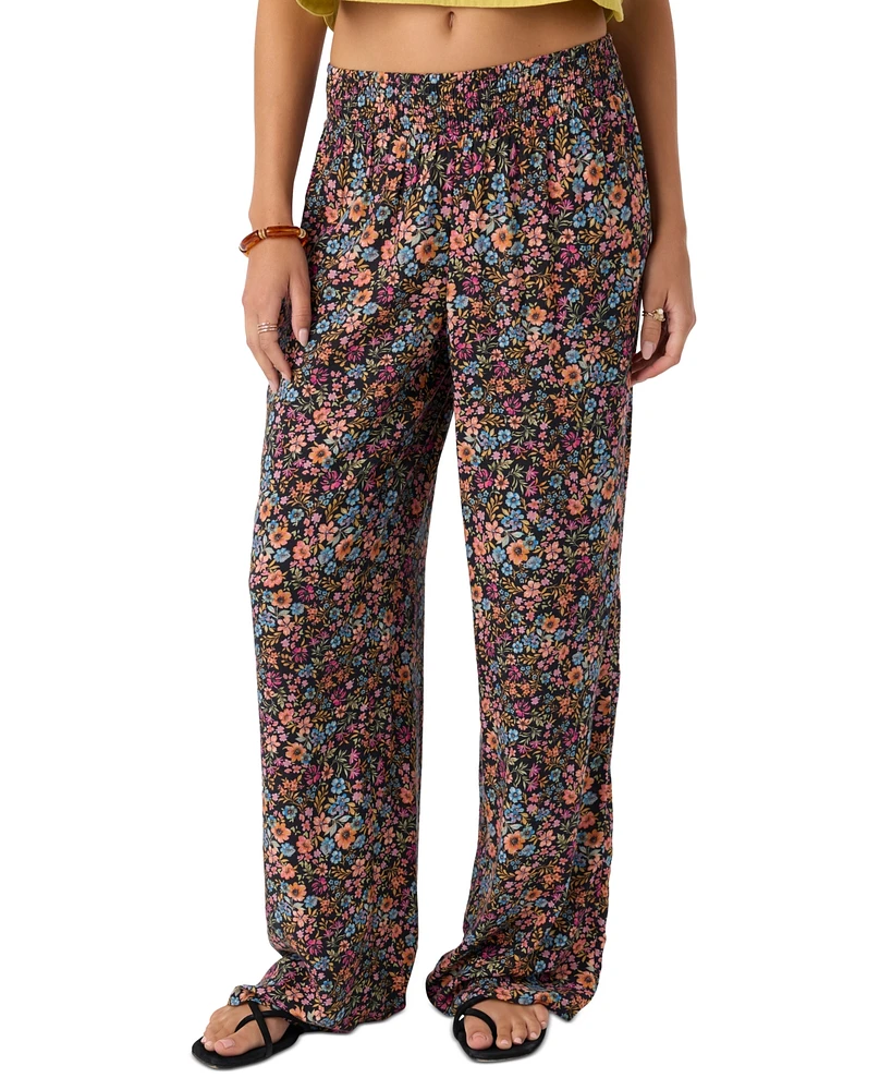 O'Neill Juniors' Jonie Floral Ditsy-Print Pants