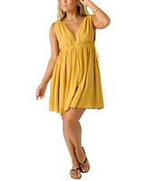 O'Neill Juniors' Madeleine Drawstring Mini Dress