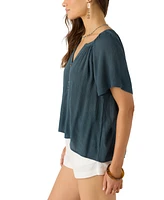 O'Neill Juniors' Aylee Split-Neck Top