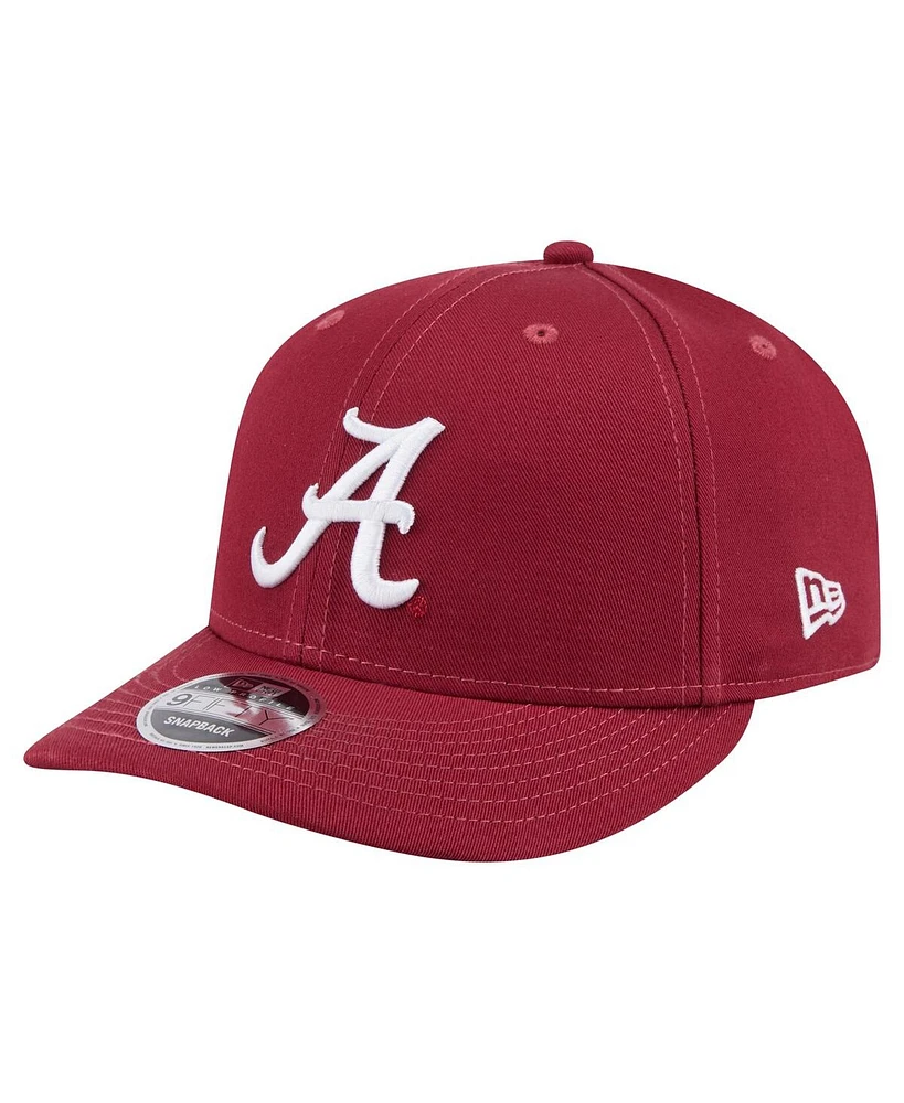 New Era Men's Crimson Alabama Crimson Tide Low Profile 9FIFTY Snapback Hat