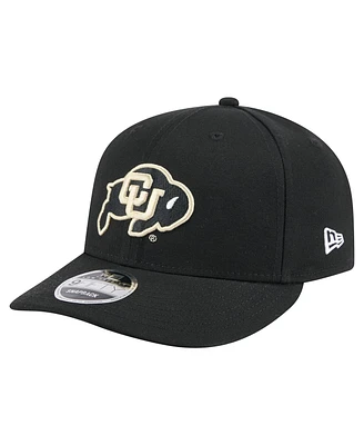 New Era Men's Black Colorado Buffaloes Low Profile 9FIFTY Snapback Hat