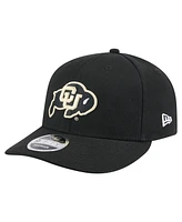New Era Men's Black Colorado Buffaloes Low Profile 9FIFTY Snapback Hat