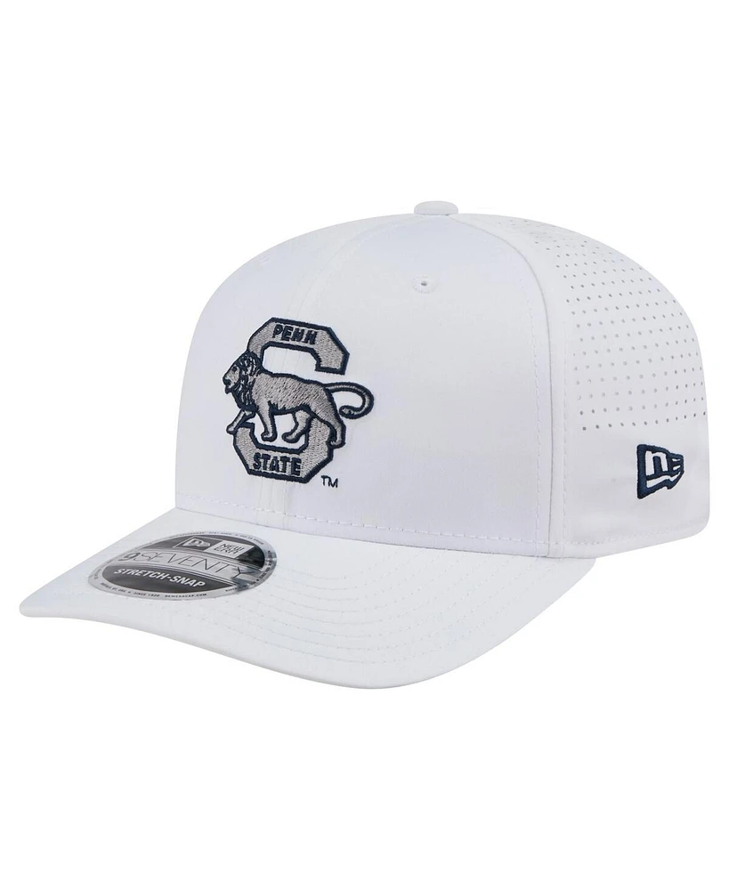New Era Men's White Penn State Nittany Lions Perform Vault 9SEVENTY Stretch-Snap Hat
