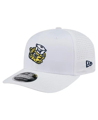 New Era Men's White Michigan Wolverines Perform Vault 9SEVENTY Stretch-Snap Hat
