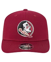 New Era Men's Garnet Florida State Seminoles Primary 9SEVENTY Trucker Stretch-Snap Hat
