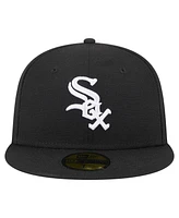 New Era Men's Black Chicago White Sox 125th Anniversary 59FIFTY Fitted Hat
