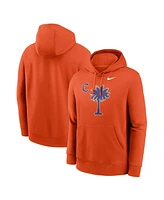 Nike Men's Orange Clemson Tigers Palmetto C Club Fleece Pullover Hoodie