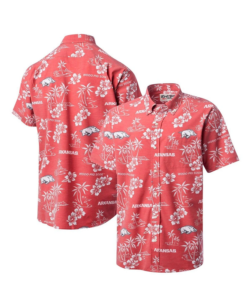 Reyn Spooner Men's Cardinal Arkansas Razorbacks Classic Button-Up Shirt