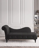 Gold Sparrow 32" Polyester Napa Diamond Tufted Chaise Lounge