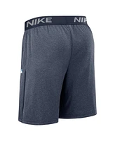 Nike Men's Navy Los Angeles Dodgers Authentic Collection City Connect Performance Knit Shorts