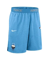 Nike Men's Light Blue Milwaukee Brewers Authentic Collection City Connect Performance Knit Shorts