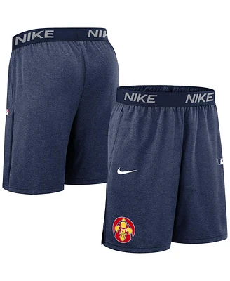 Nike Men's Navy St. Louis Cardinals Authentic Collection City Connect Performance Knit Shorts