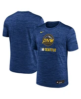 Nike Men's Blue Seattle Mariners 2025 City Connect Authentic Collection Velocity Performance T-Shirt