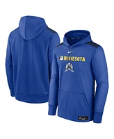 Nike Men's Royal Minnesota Twins Authentic Collection City Connect Therma Pullover Hoodie