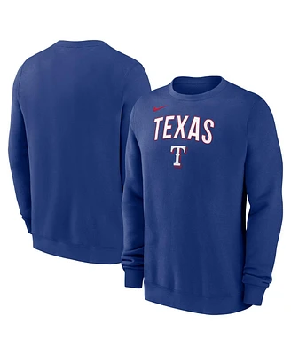 Nike Men's Royal Texas Rangers Pullover Sweatshirt