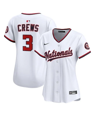 Nike Women's Dylan Crews White Washington Nationals Home Limited Player Jersey