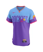 Nike Men's Purple Colorado Rockies 2025 City Connect Elite Jersey