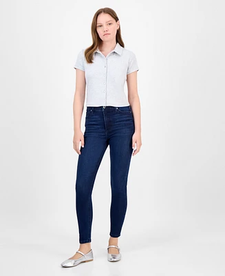 Celebrity Pink Juniors' High-Rise Ankle Skinny Jeans