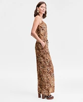 I.n.c. International Concepts Women's Cheetah-Print Wide-Leg Pants, Exclusively at Macy's