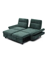 3-in-1 Convertable Sofa with Adjustable Backrest