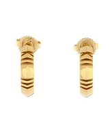 Pre-Owned Tiffany & Co. Small Atlas X Hoop Earrings 18K Gold